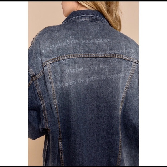 The AUDEN Distressed Boyfriend Denim Jacket - Picture 10 of 13